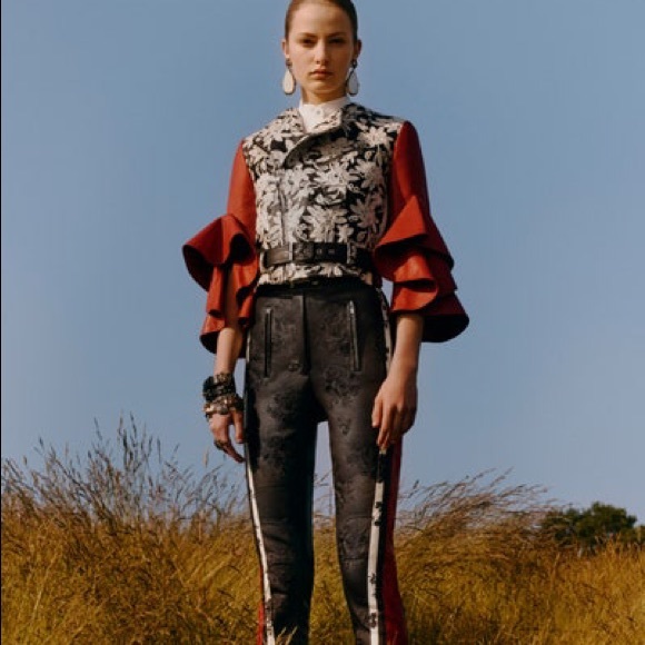 Alexander McQueen Jackets & Blazers - ALEXANDER MCQUEEN LEATHER BIKER JACKET.